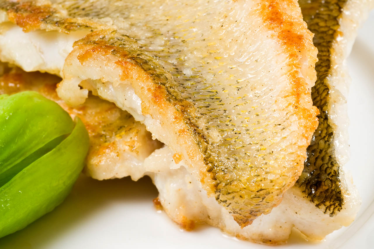 Pan-fried pickerel