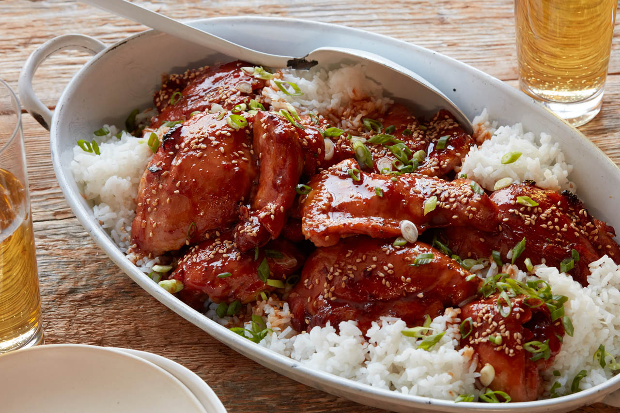 Slow cooker chicken thighs