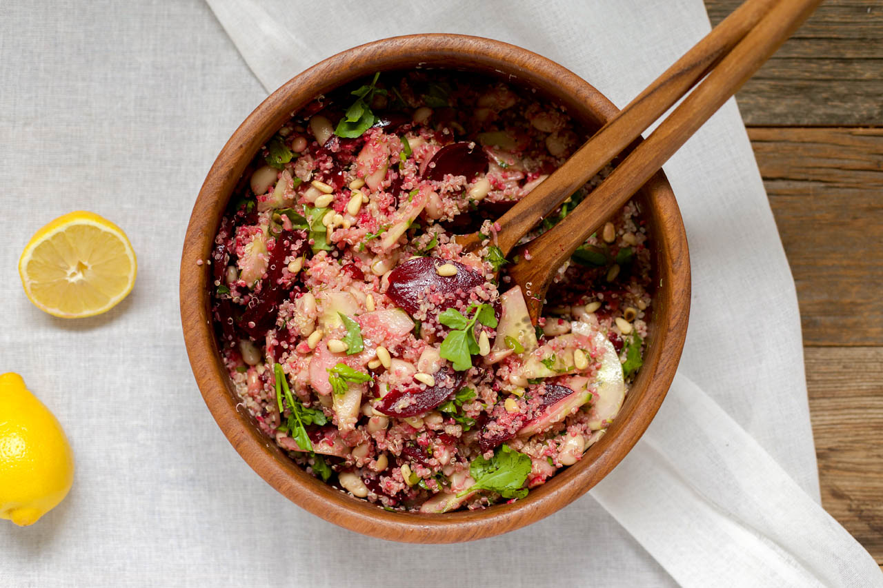 A harvest grain salad