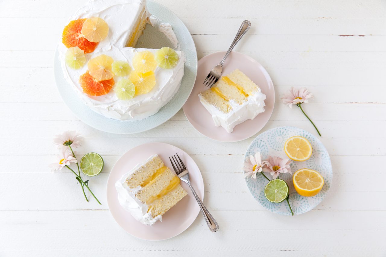Lemon Meringue Cake