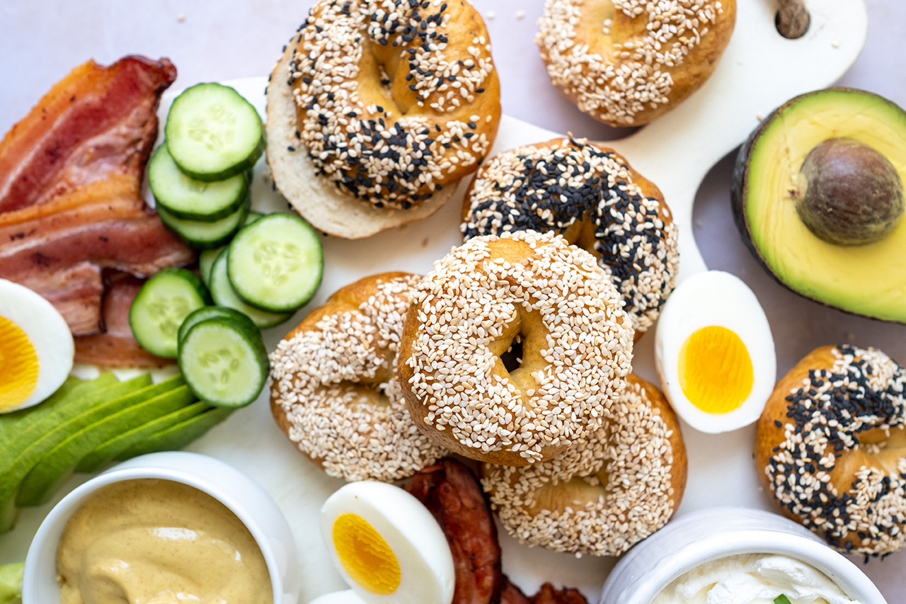 Epic BLT Bagel Board