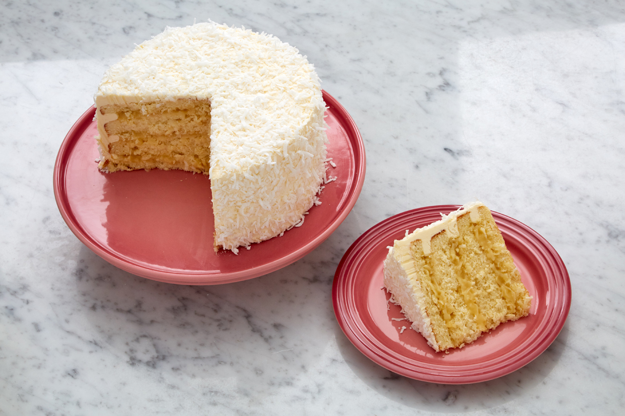 Luscious Lemon Coconut Cake