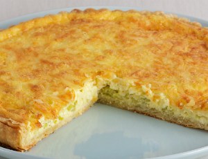 Leek and Gruyere Quiche