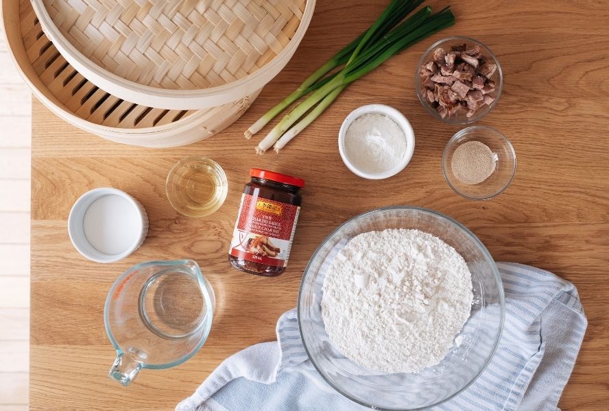 Bao bun ingredients