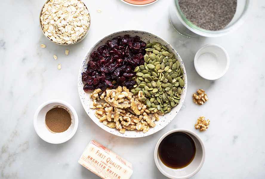 ingredients for oatmeal breakfast cookies