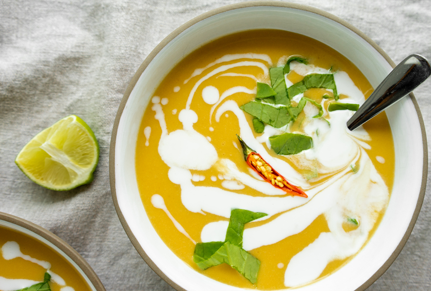 Vegan Thai coconut soup