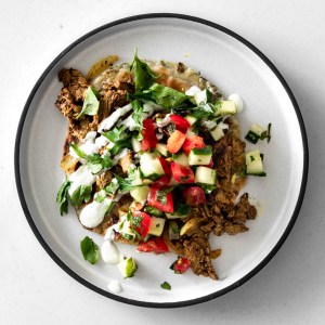 This Green Onion Pancake Shawarma is the Late Night Snack of Your Dreams