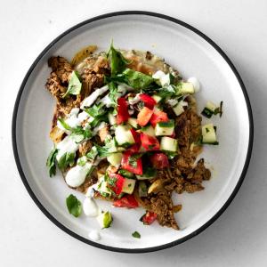 This Green Onion Pancake Shawarma is the Late Night Snack of Your Dreams