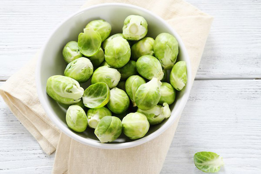 A bowl of Brussels sprouts