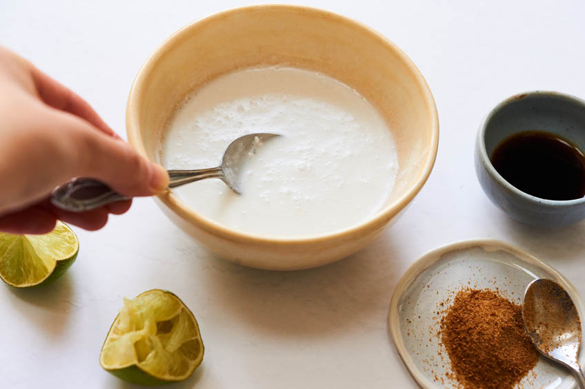 Coconut milk sauce for coconut shrimp