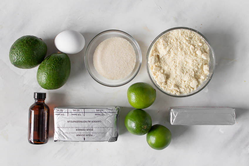 Keto key lime pie ingredients