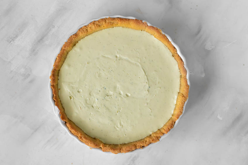 Keto key lime pie