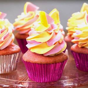 Anna Olson's Pink Lemonade Cupcakes