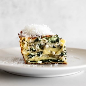 Spanakopita Lasagna is the Cheesy, Herby Pasta You Need