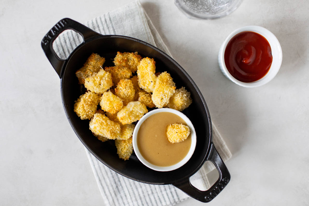 Air fryer cheese curds with gravy