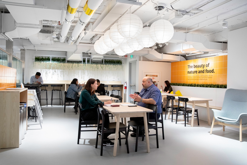 IKEA Downtown Toronto Mezzanine Seating