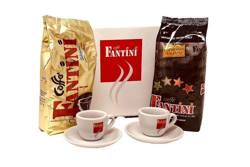 Product shot of Fantini coffeee lover set