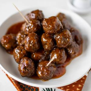 Air Fryer Sweet and Sour Meatballs are the Perfect Holiday App