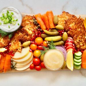 The Ultimate Crowd-Pleasing Latke Charcuterie Board