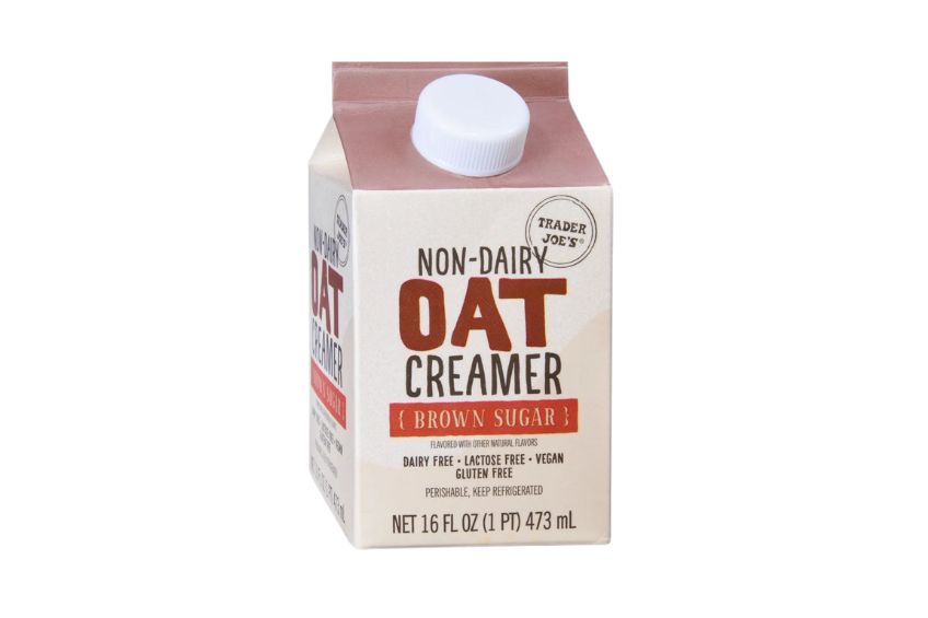 Trader Joe's Non-Dairy Oat Creamer Brown Sugar Flavor