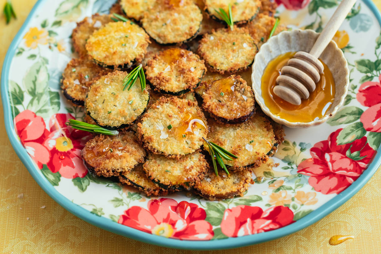 Air Fryer Eggplant and Zucchini