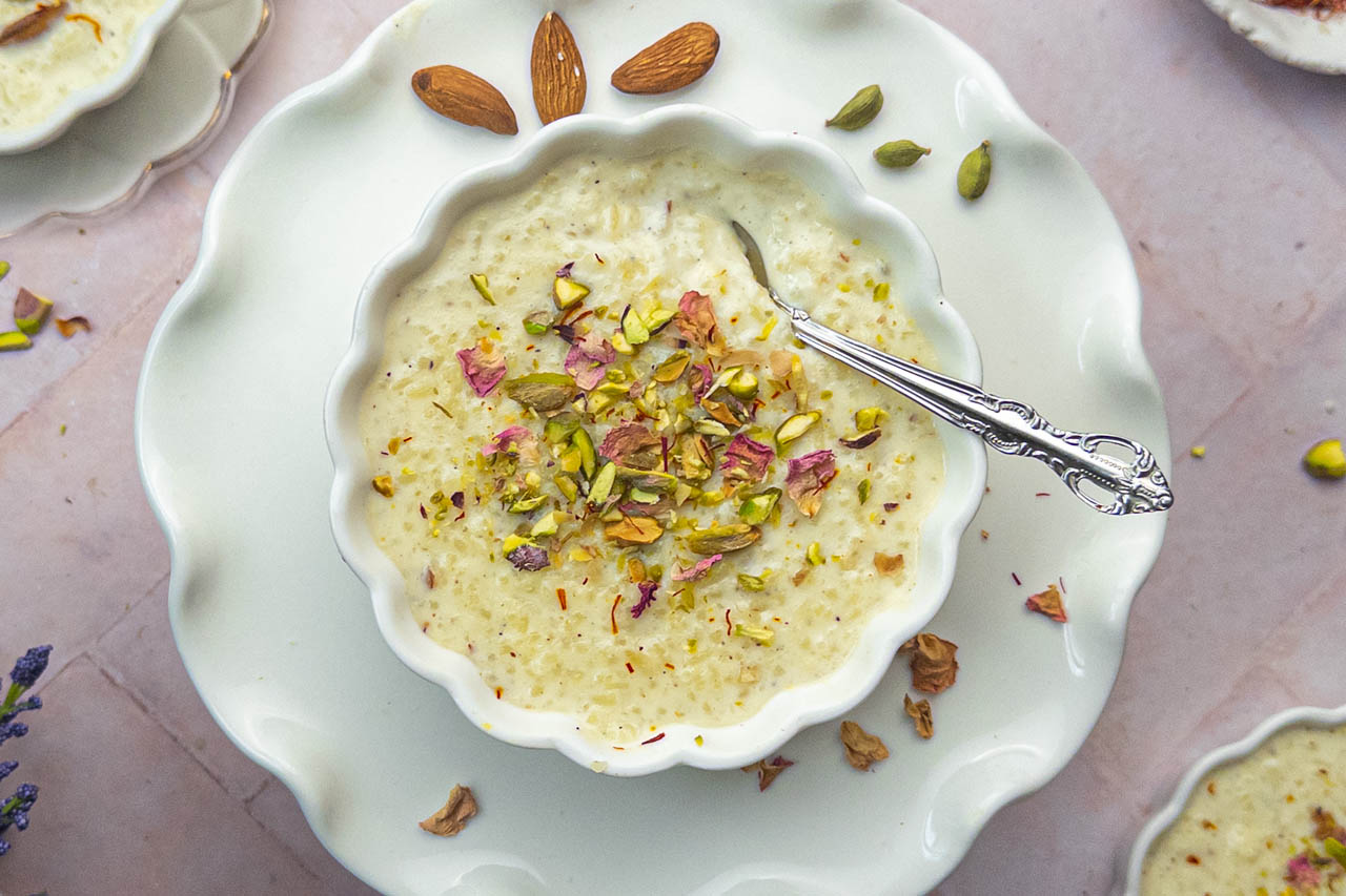 A bowl of kheer