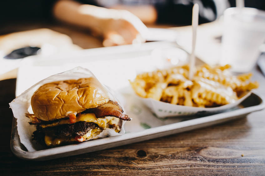 Shake Shack burger and fries