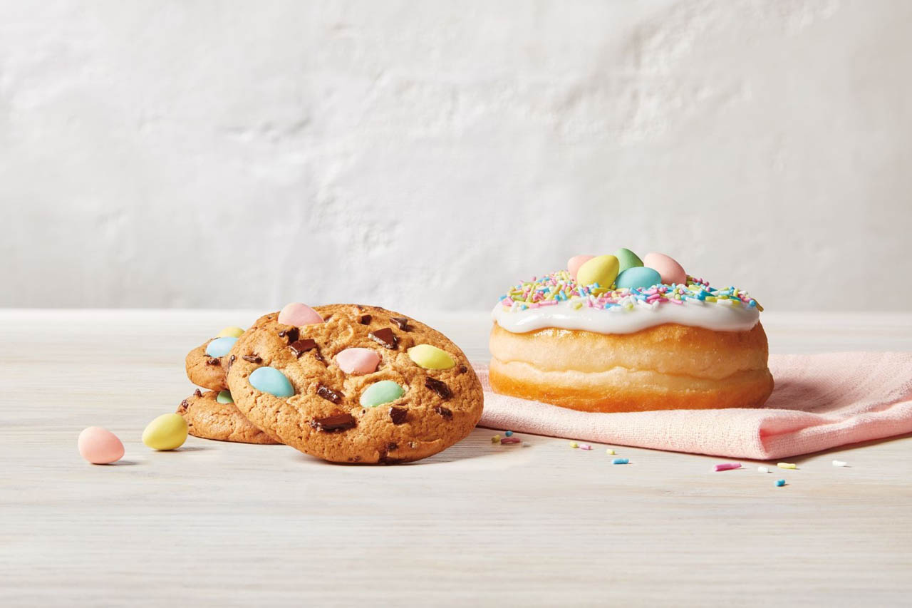 Tim Hortons Cadbury Mini Eggs donut and cookie