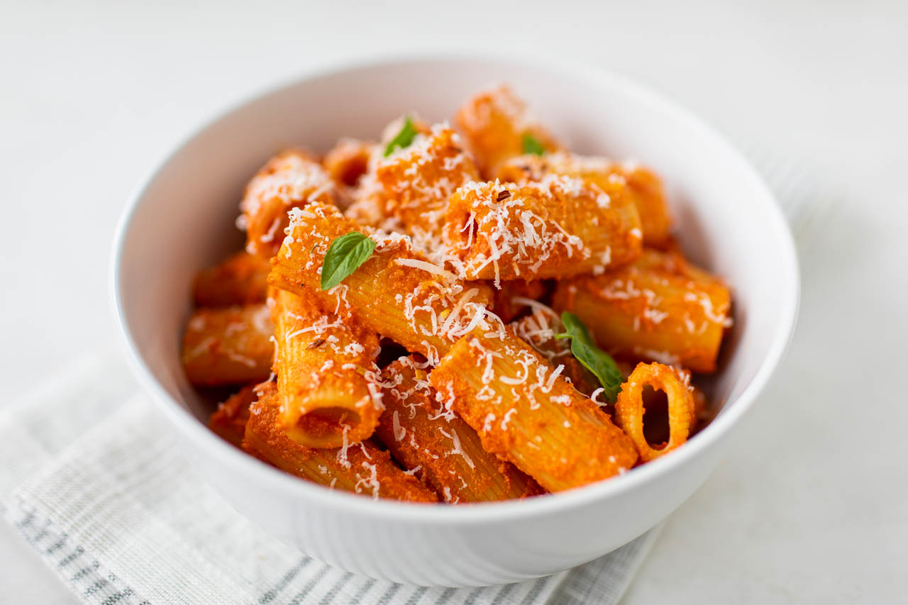 cottage cheese penne alla vodka
