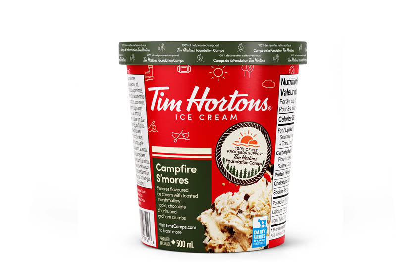 Tim Hortons Campfire S'mores Ice Cream