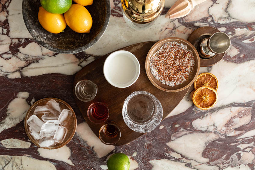 Ingredients for Aperol margarita