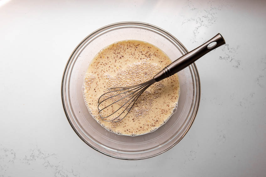 Egg mixture for baklava French toast