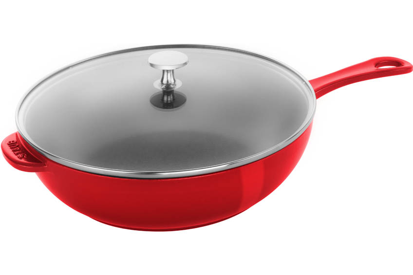 Staub Daily Pan in cherry red