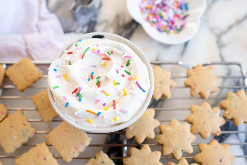 Cream cheese dip for funfetti cookies