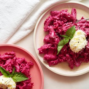 Barbie-Inspired Bright Pink Beet Pasta