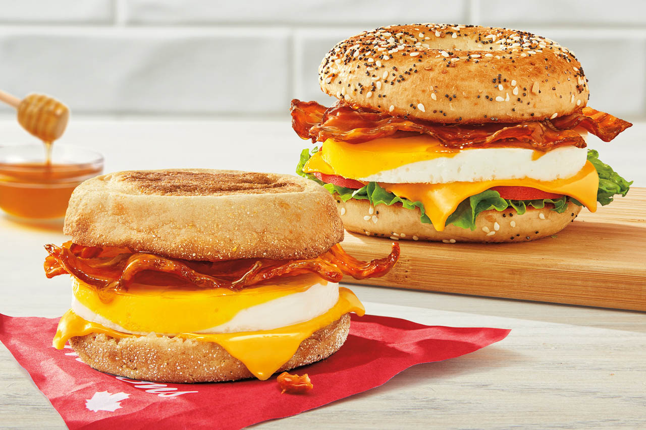 Tim Hortons Smoky Honey Bacon Breakfast Sandwich