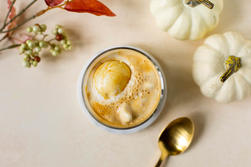 Pumpkin spice affogato