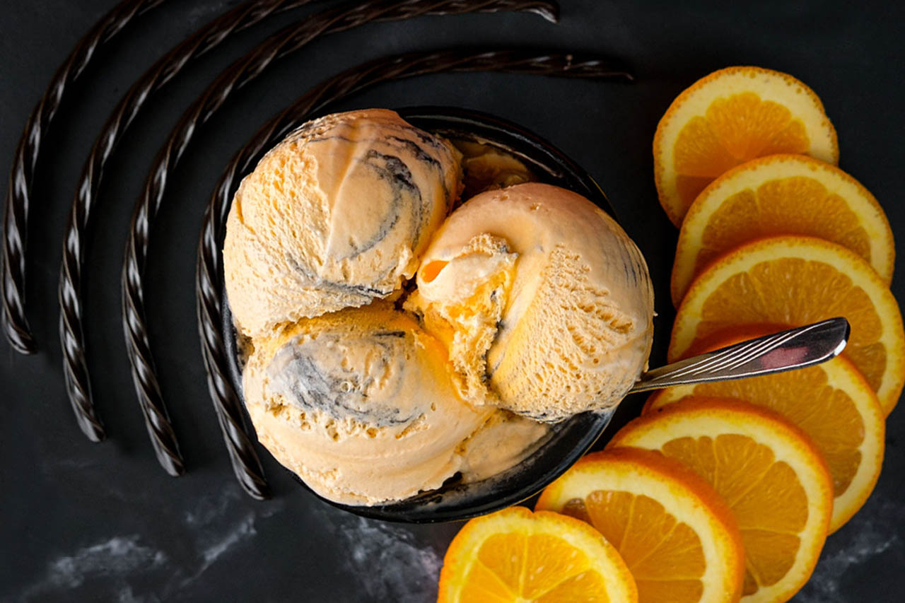 Chapman's Tiger Tail ice cream