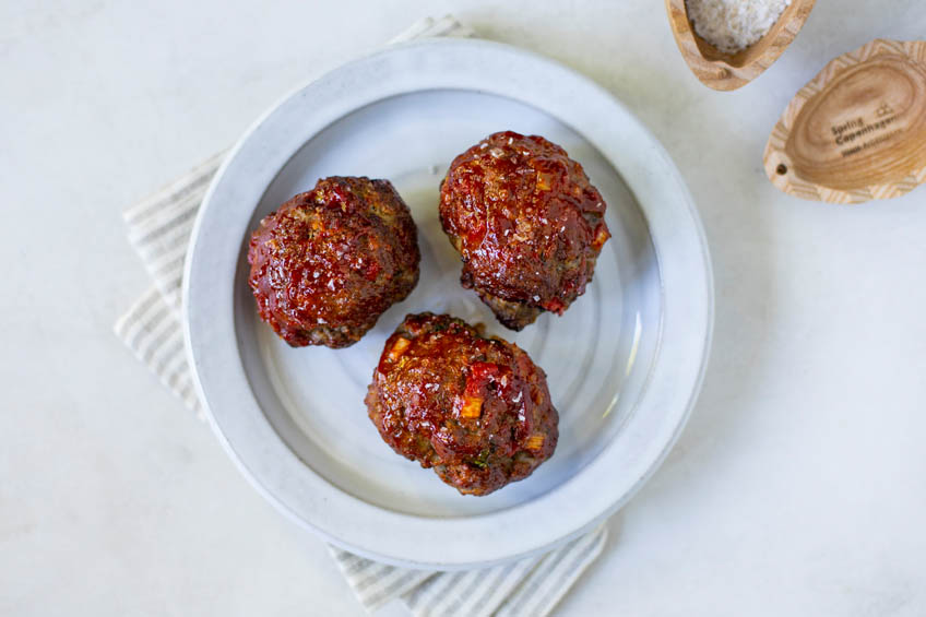 Mini Air Fryer Meatloaves