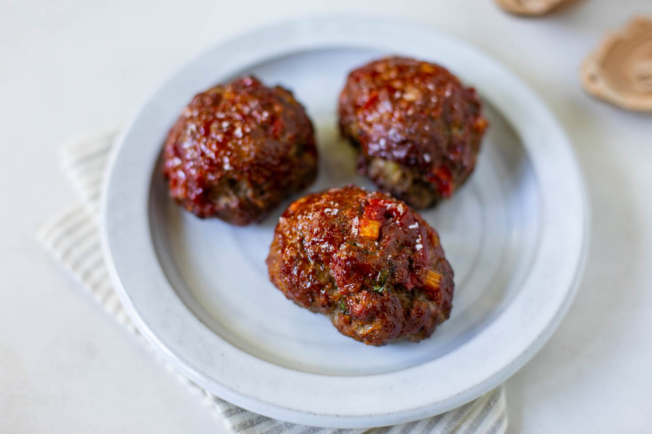 Mini Air Fryer Meatloaves