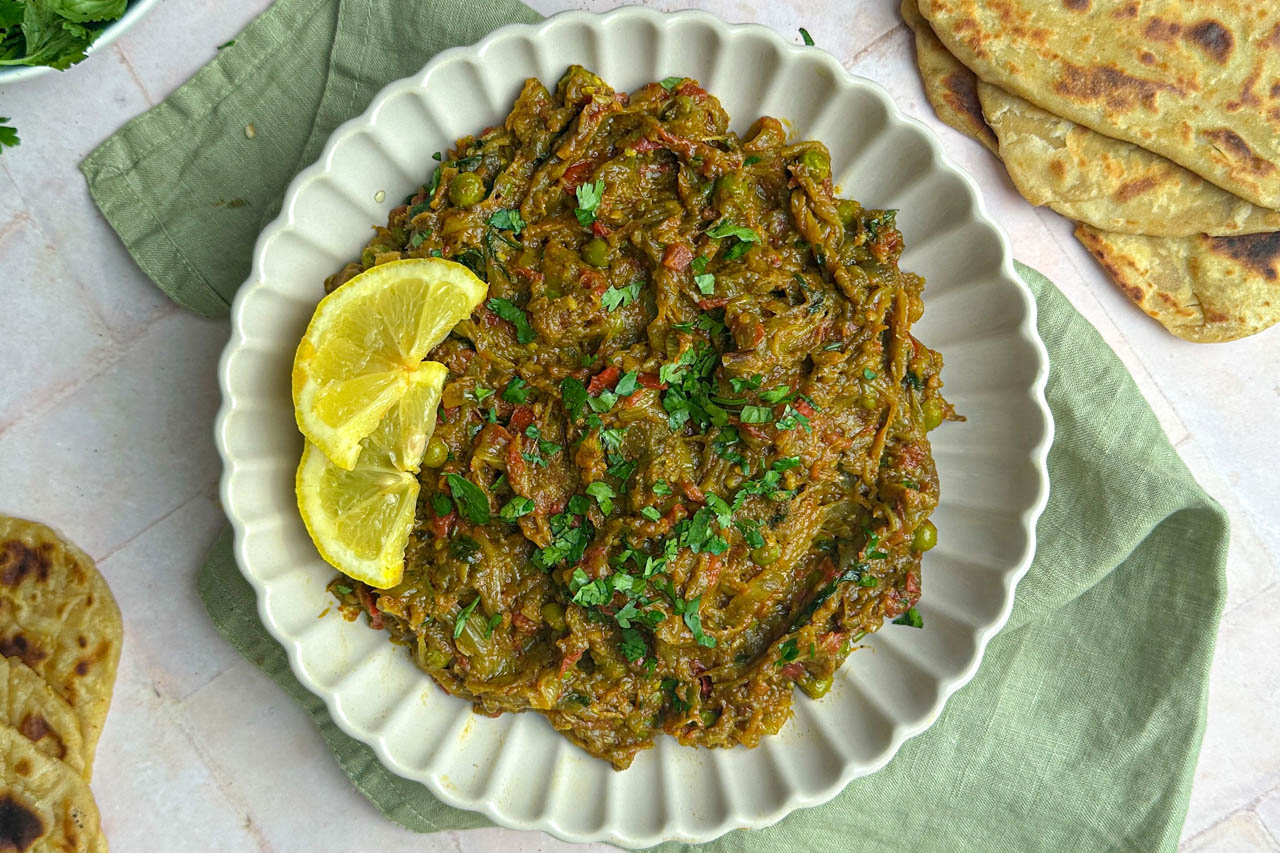 Eggplant bharta