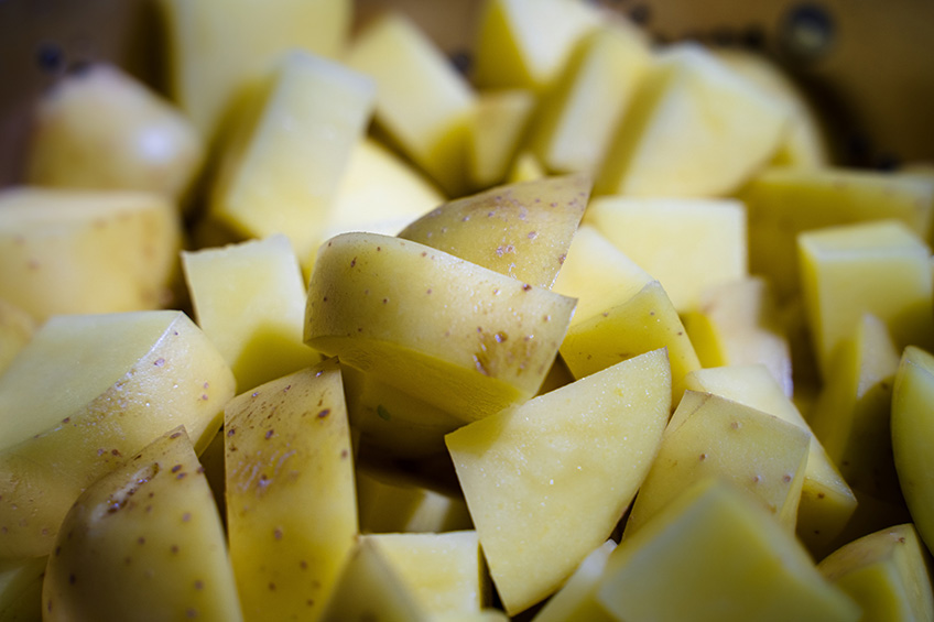 Close-up of potatoes