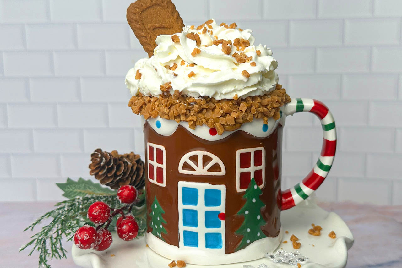 Biscoff hot chocolate