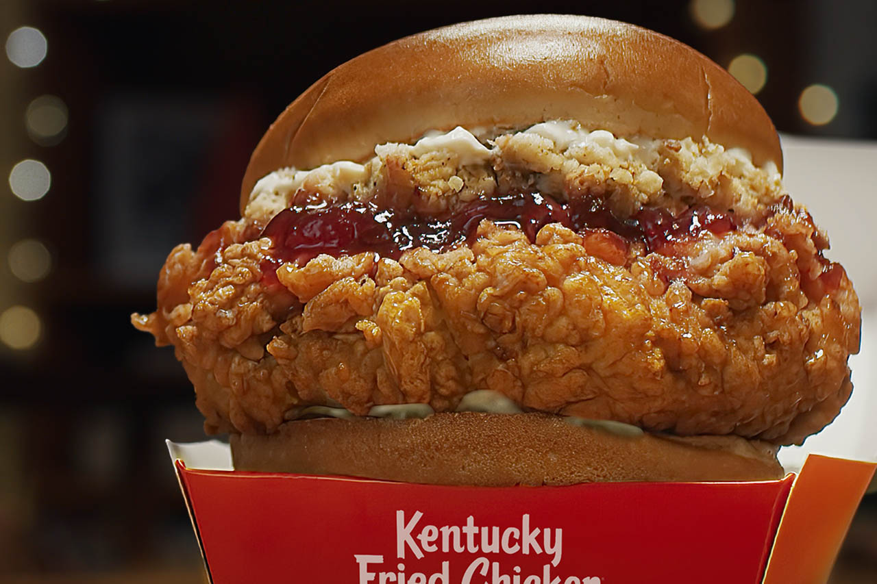 KFC Festive Chicken Sandwich