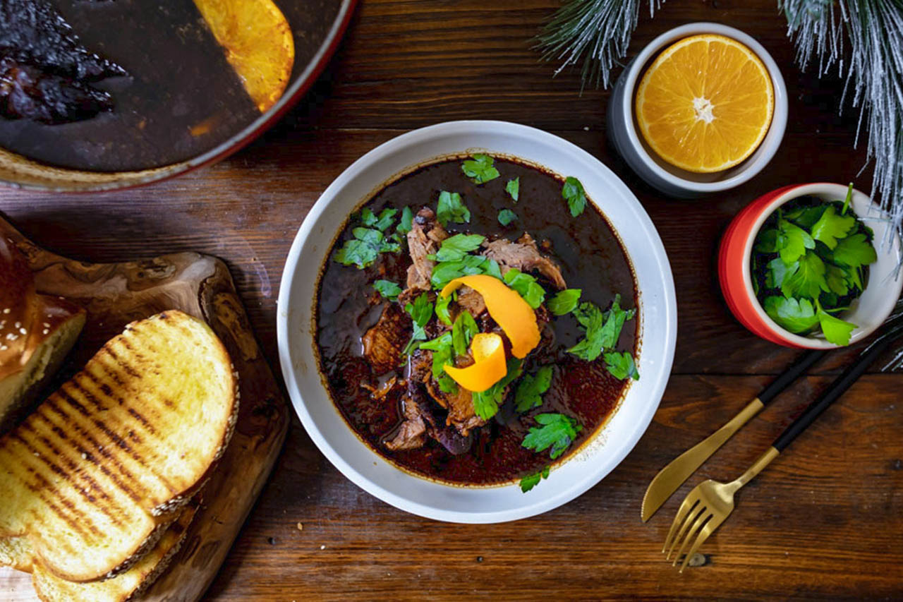 Pepperpot pot roast