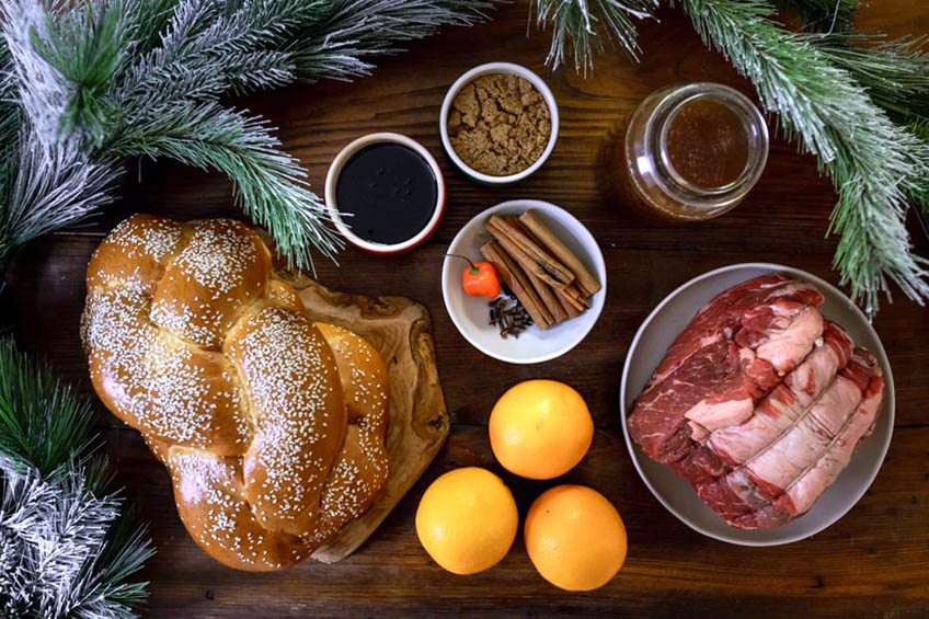 Pepperpot pot roast ingredients