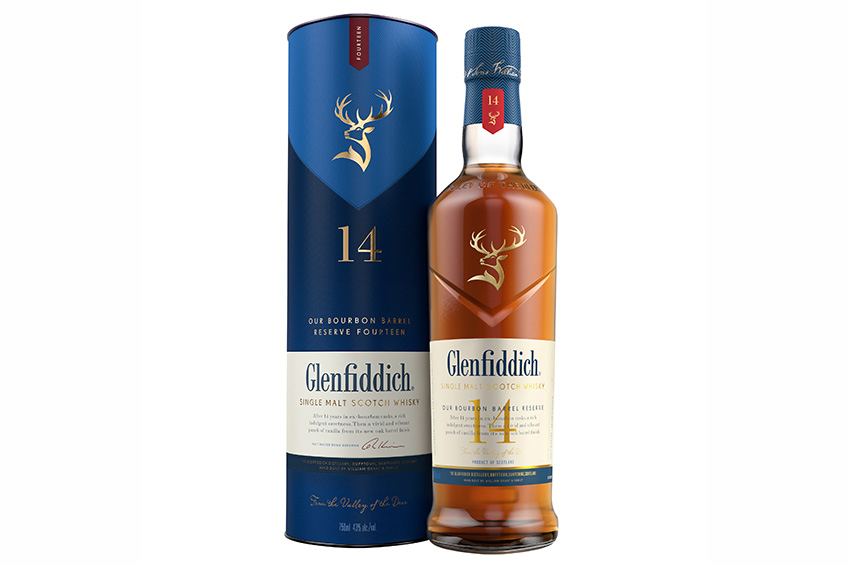 Glenfiddich Bourbon Barrel Reserve 14 Year Old Scotch Whiskey