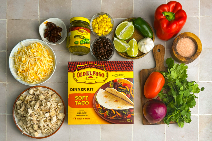 ingredients to make sheet pan quesadillas