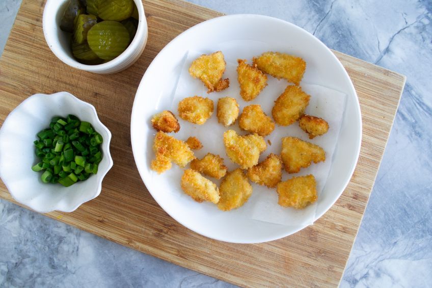 Fried chicken on a plate