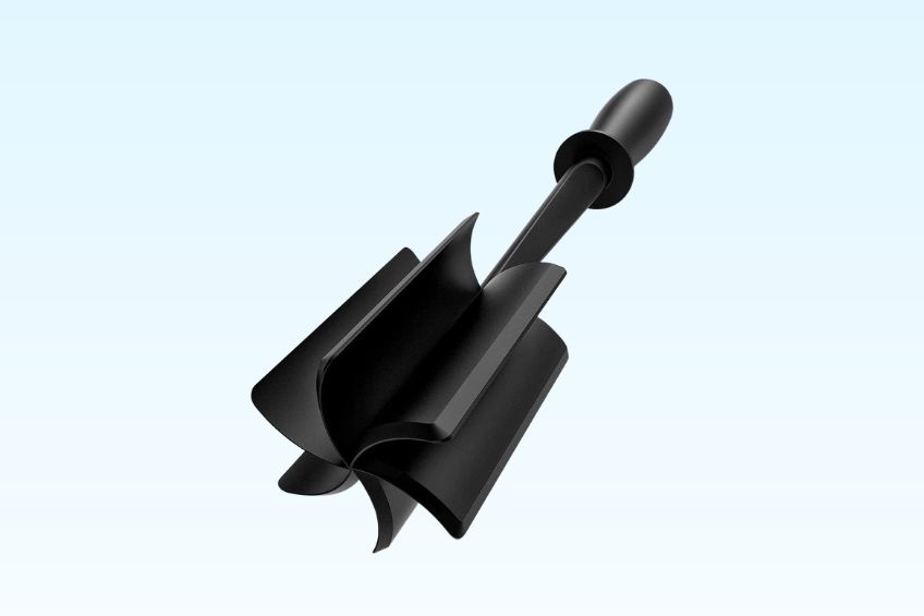 Black hamburger meat tool